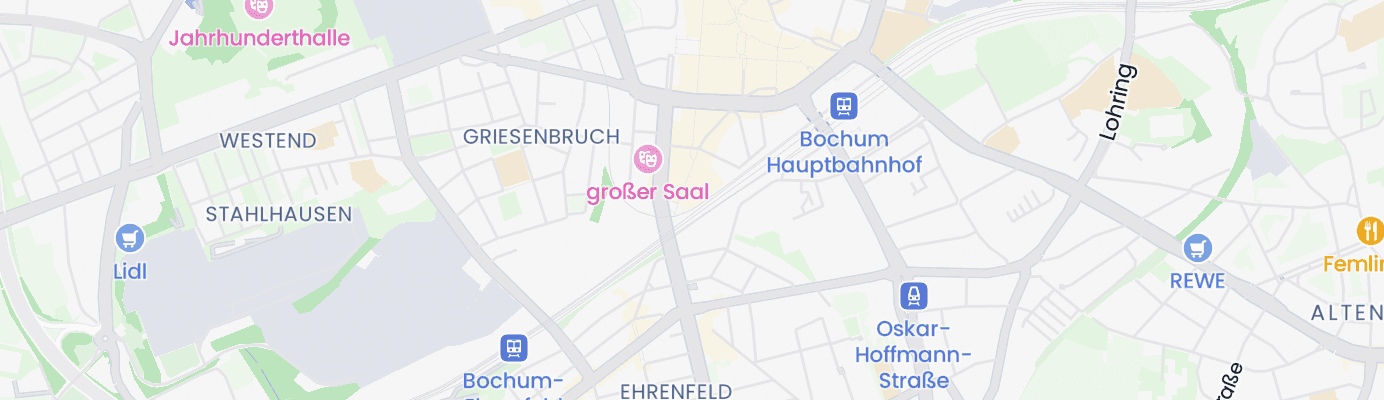 Karte mit dem ungefähren Standort