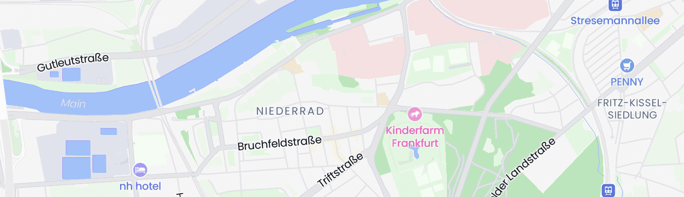 Karte mit dem ungefähren Standort