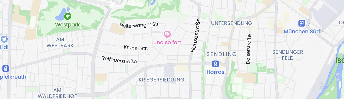 Karte mit dem ungefähren Standort
