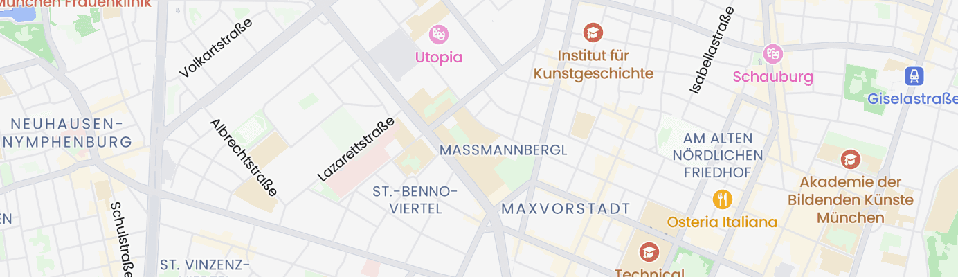 Karte mit dem ungefähren Standort