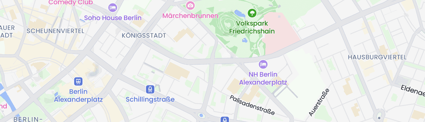 Karte mit dem ungefähren Standort