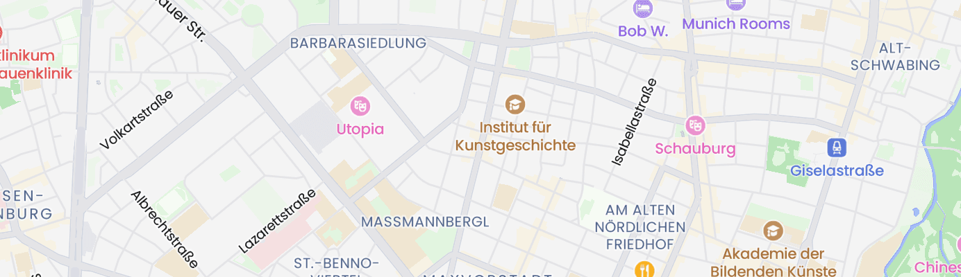 Karte mit dem ungefähren Standort
