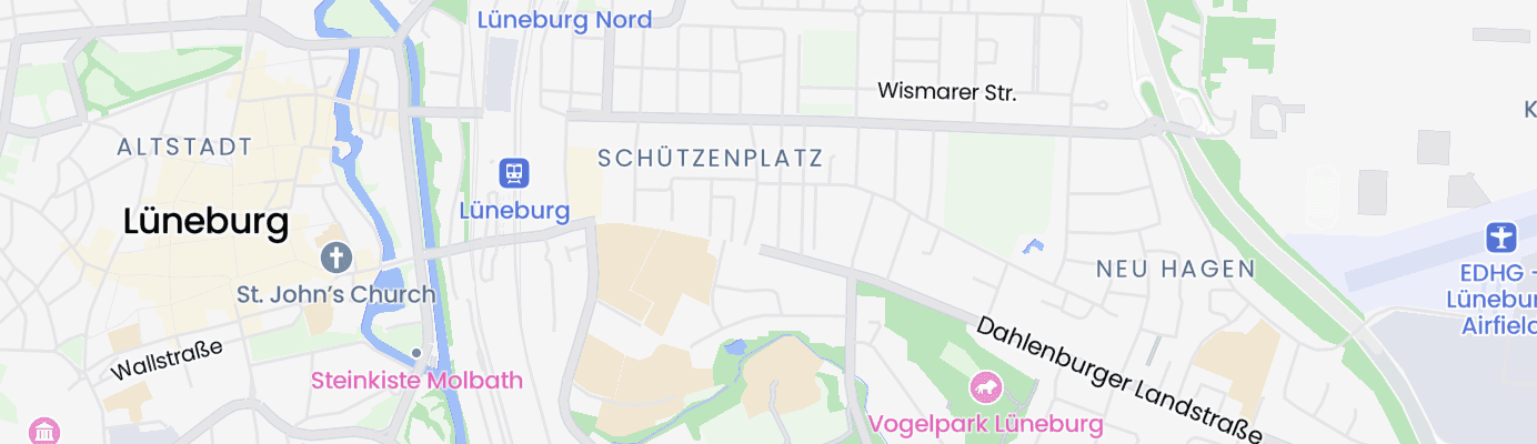 Karte mit dem ungefähren Standort