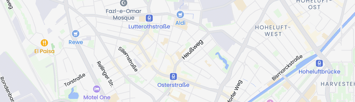 Karte mit dem ungefähren Standort