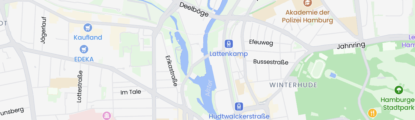 Karte mit dem ungefähren Standort