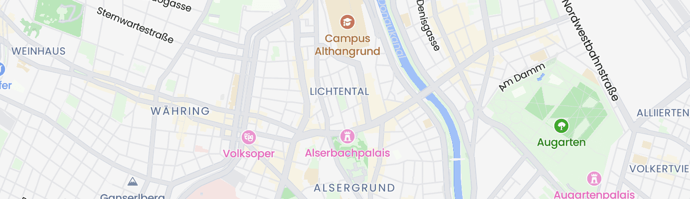 Karte mit dem ungefähren Standort