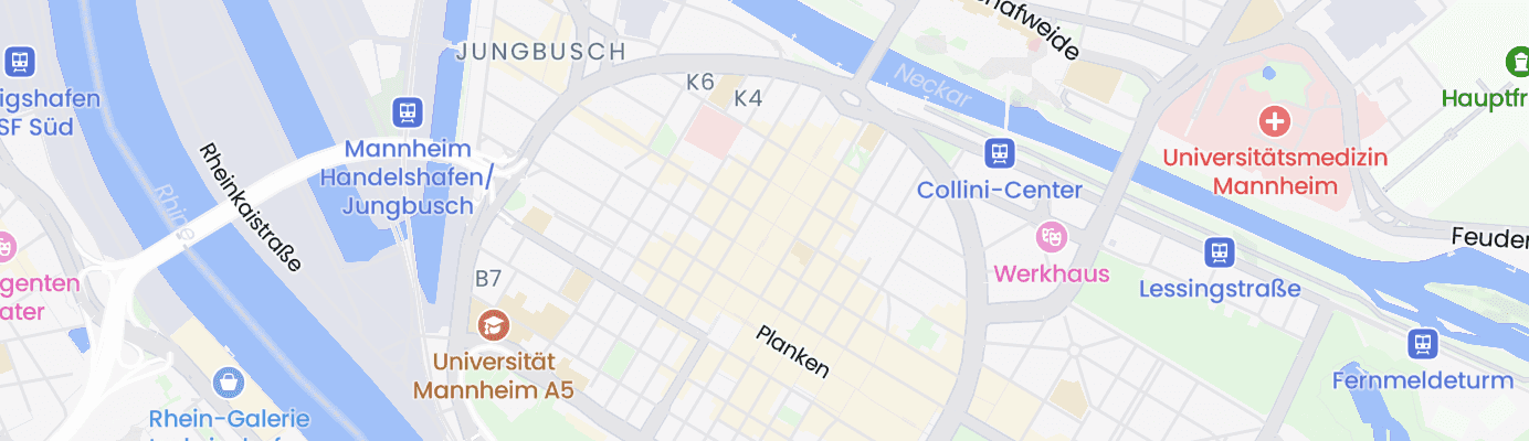 Karte mit dem ungefähren Standort