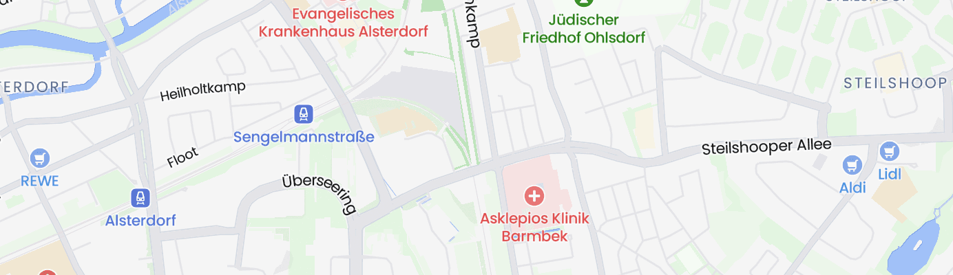 Karte mit dem ungefähren Standort