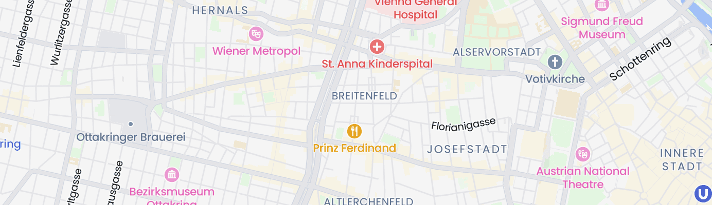 Karte mit dem ungefähren Standort