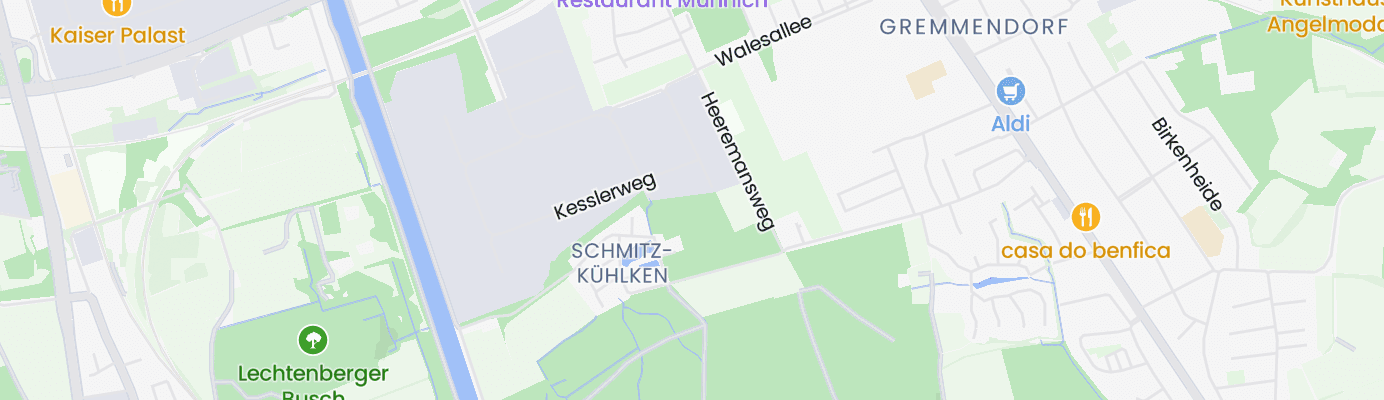 Karte mit dem ungefähren Standort