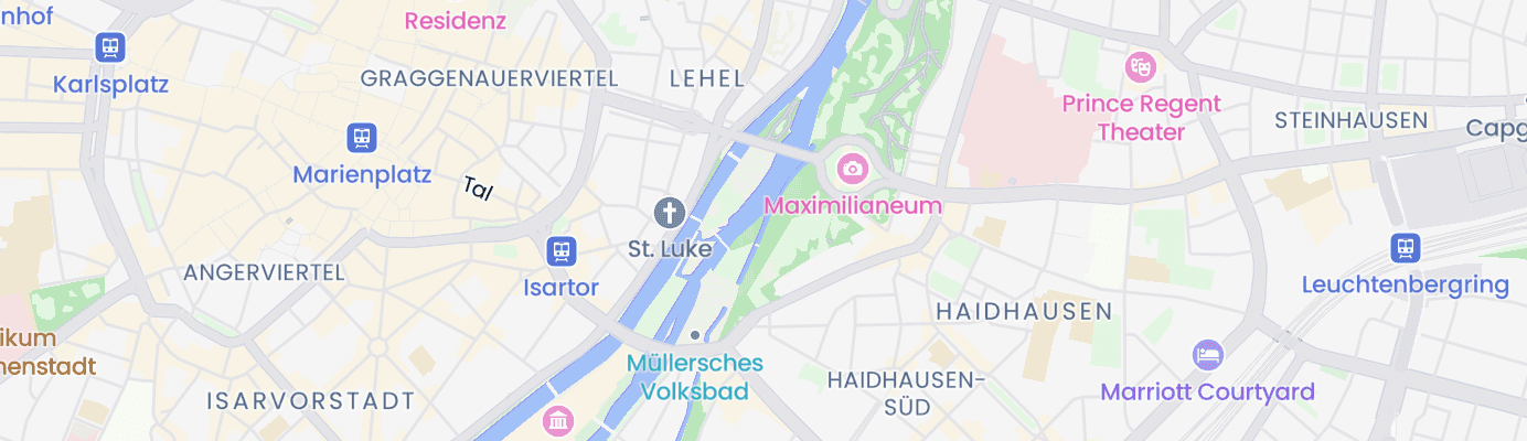 Karte mit dem ungefähren Standort