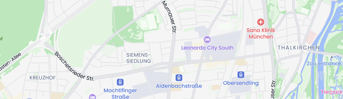 Karte mit dem ungefähren Standort