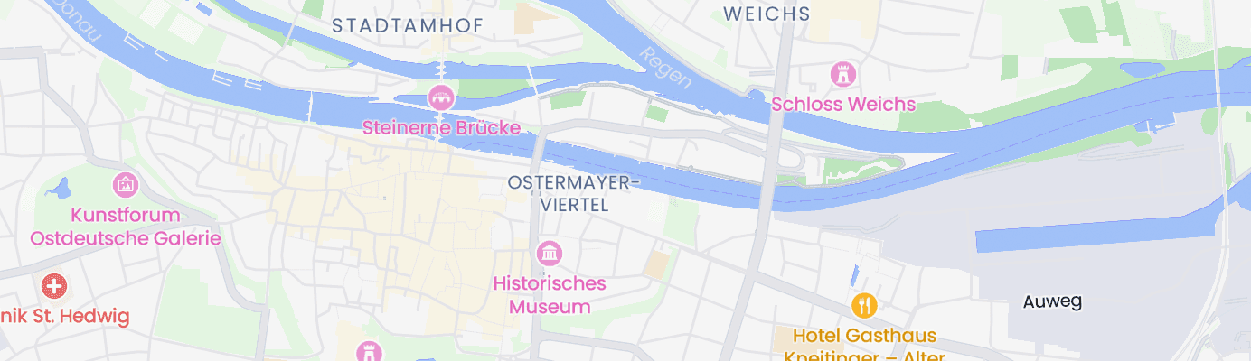 Karte mit dem ungefähren Standort