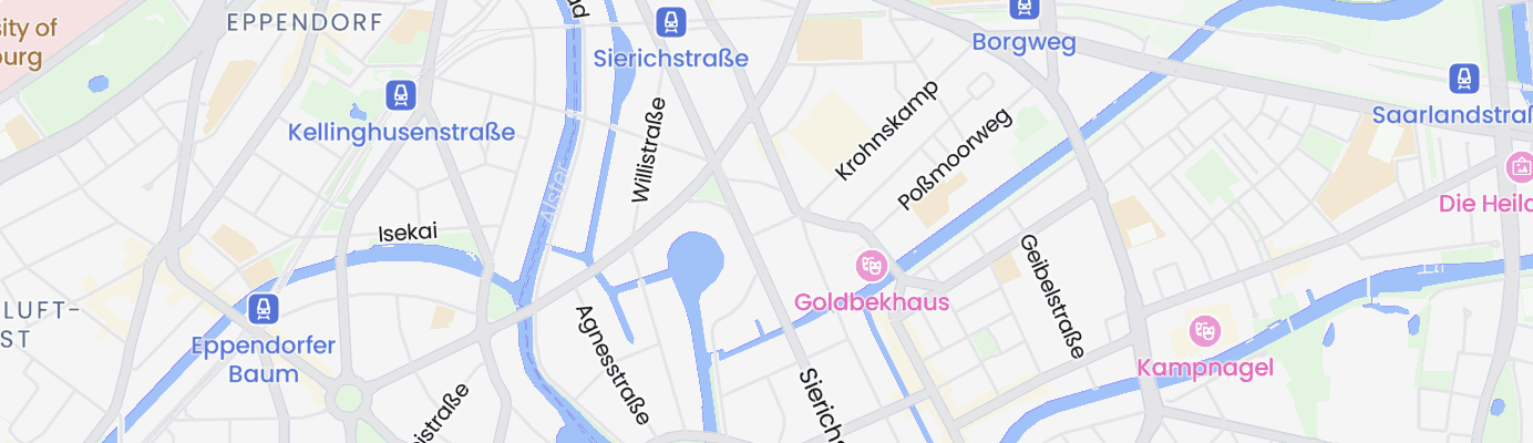 Karte mit dem ungefähren Standort