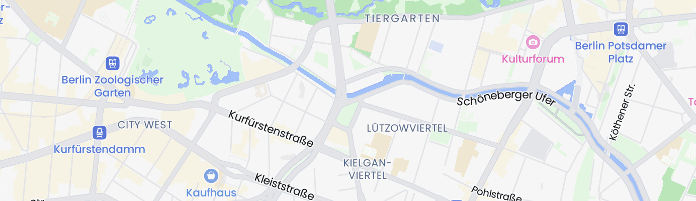 Karte mit dem ungefähren Standort