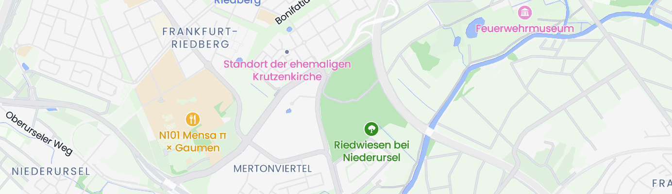 Karte mit dem ungefähren Standort