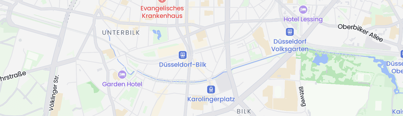 Karte mit dem ungefähren Standort