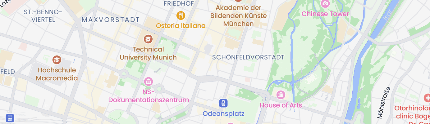 Karte mit dem ungefähren Standort