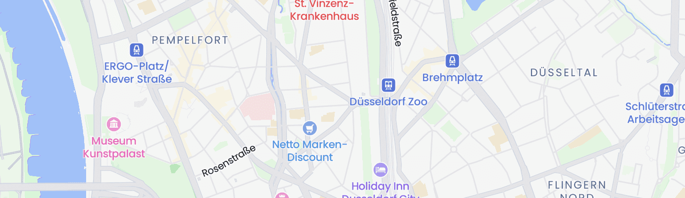 Karte mit dem ungefähren Standort