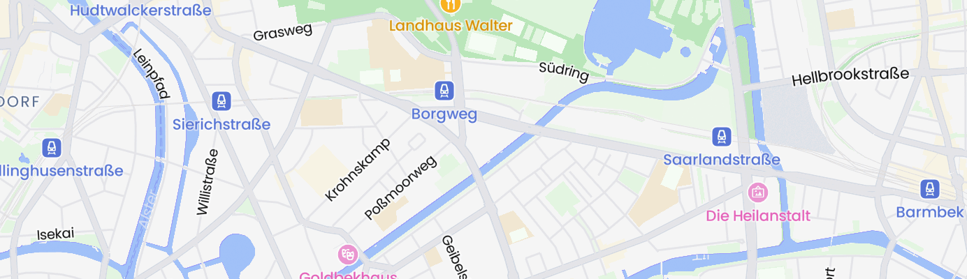Karte mit dem ungefähren Standort