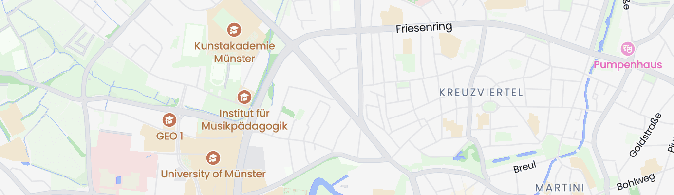Karte mit dem ungefähren Standort