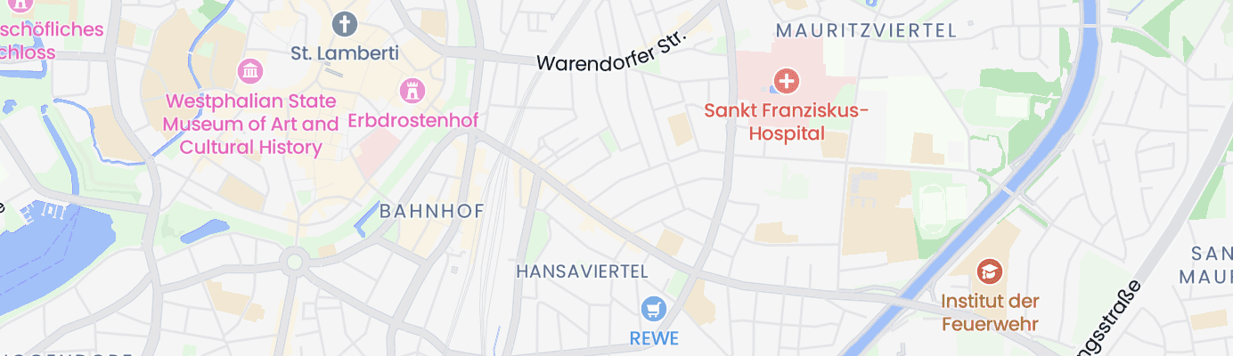 Karte mit dem ungefähren Standort