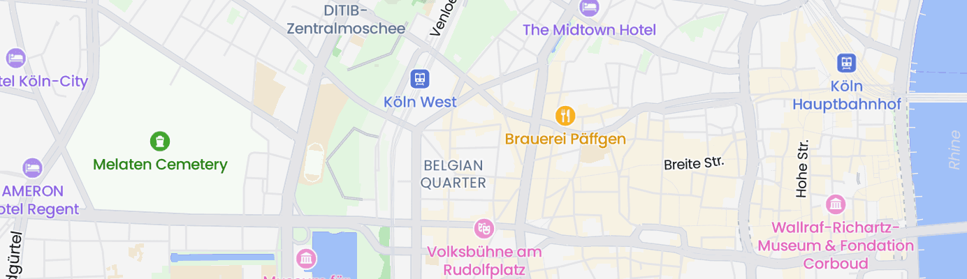 Karte mit dem ungefähren Standort
