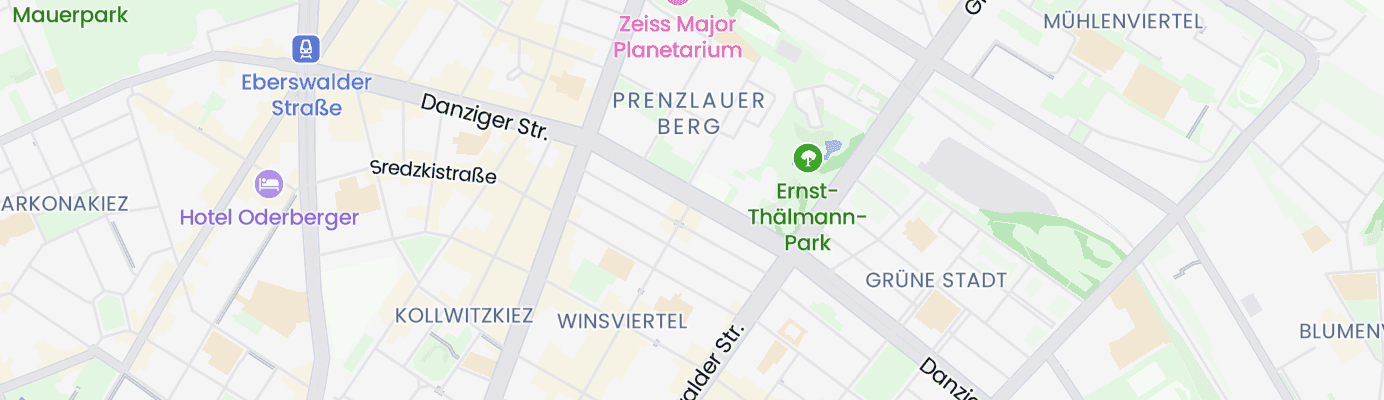 Karte mit dem ungefähren Standort