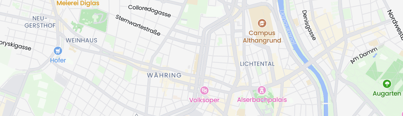 Karte mit dem ungefähren Standort