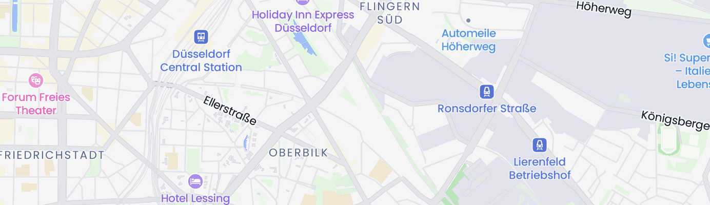 Karte mit dem ungefähren Standort