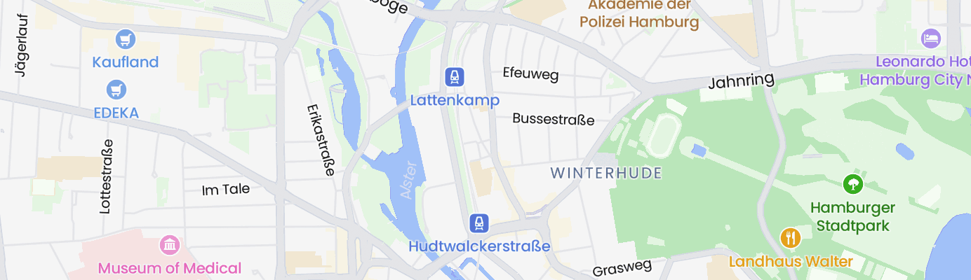 Karte mit dem ungefähren Standort