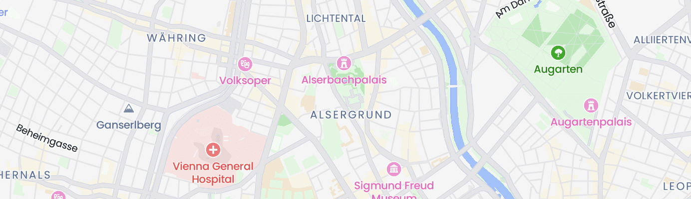 Karte mit dem ungefähren Standort