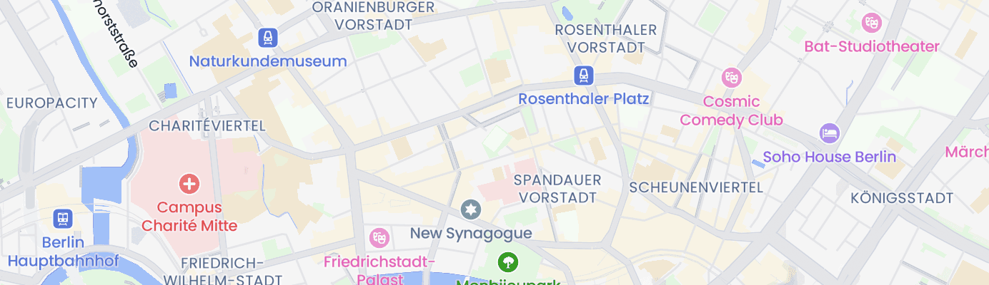 Karte mit dem ungefähren Standort