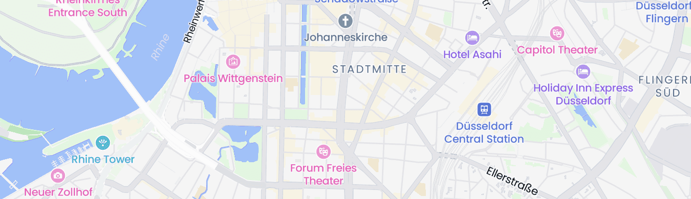 Karte mit dem ungefähren Standort