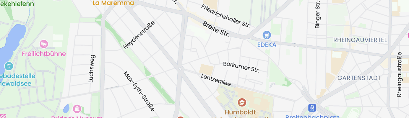 Karte mit dem ungefähren Standort