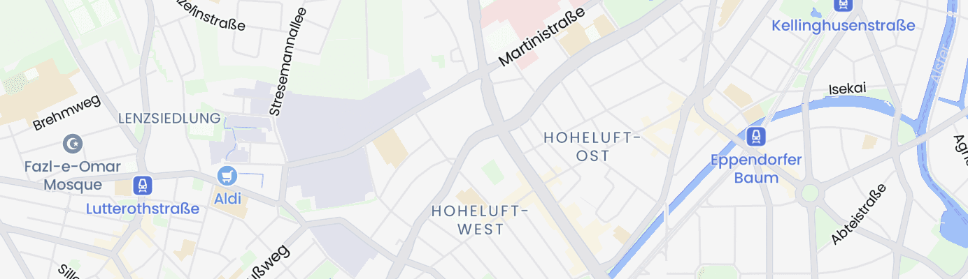 Karte mit dem ungefähren Standort