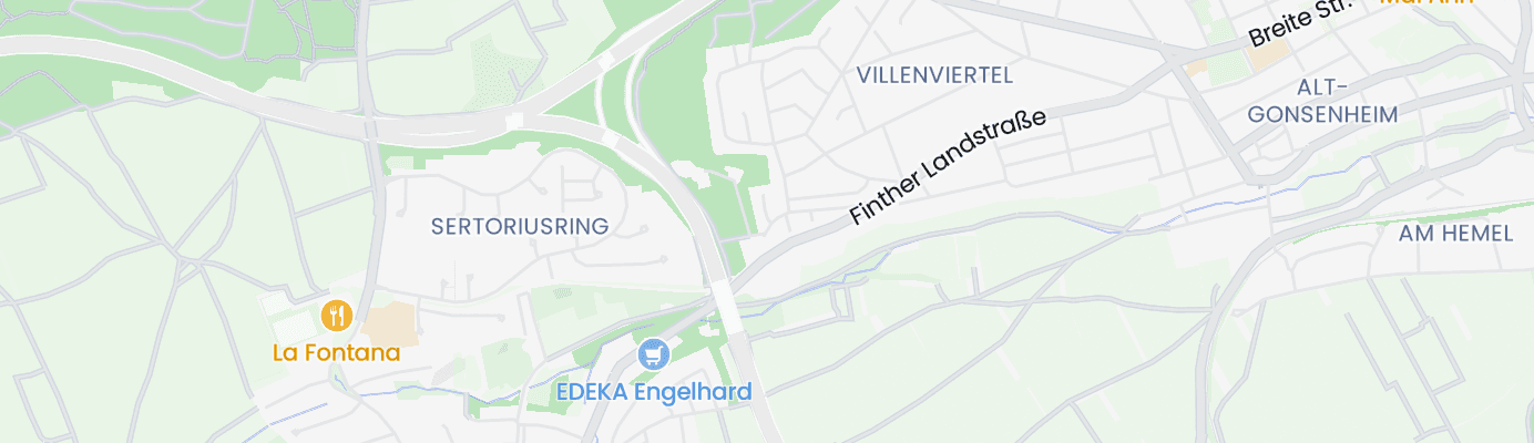 Karte mit dem ungefähren Standort