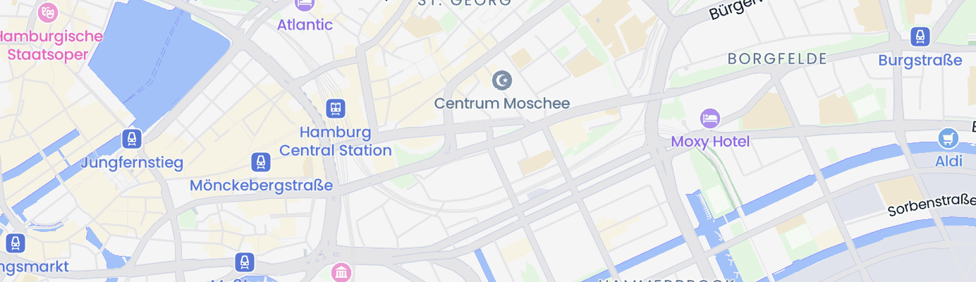 Karte mit dem ungefähren Standort