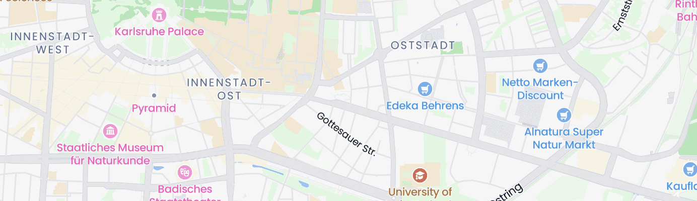 Karte mit dem ungefähren Standort