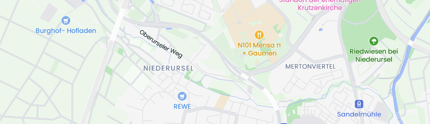 Karte mit dem ungefähren Standort