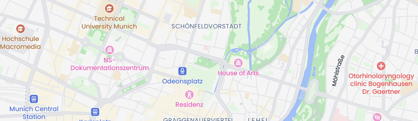 Karte mit dem ungefähren Standort