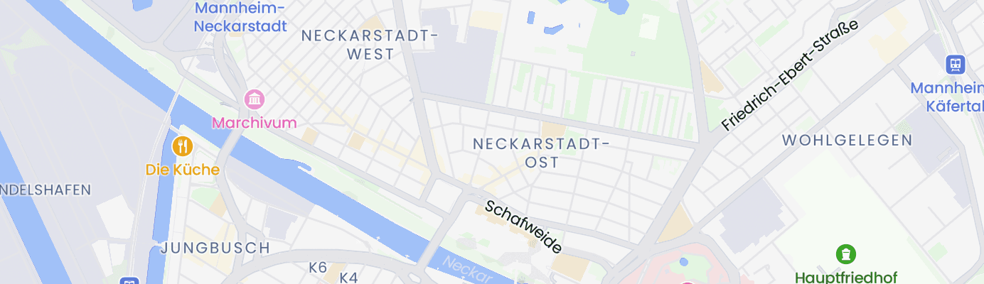 Karte mit dem ungefähren Standort