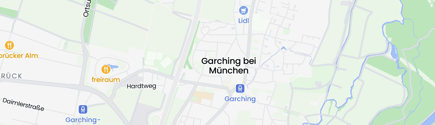 Karte mit dem ungefähren Standort