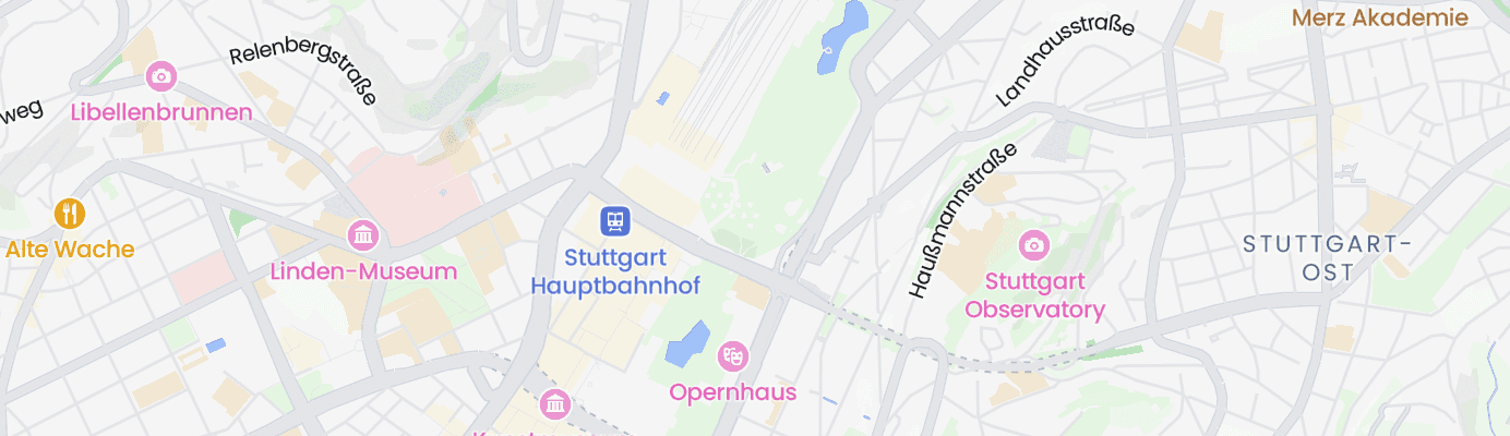 Karte mit dem ungefähren Standort