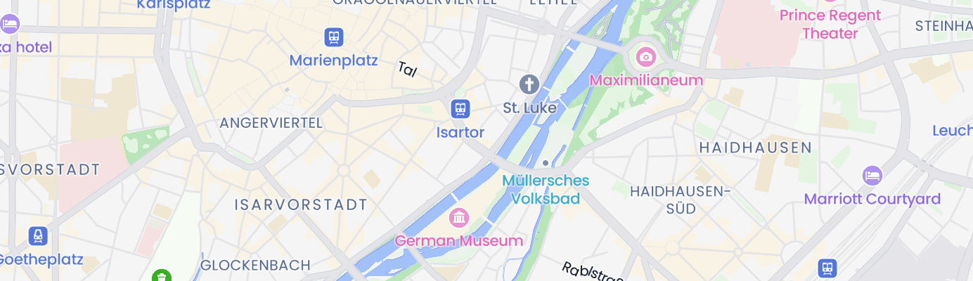Karte mit dem ungefähren Standort