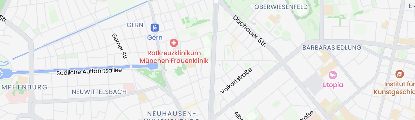 Karte mit dem ungefähren Standort