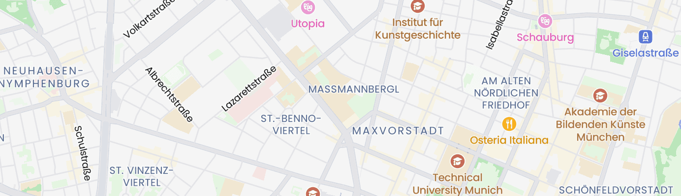 Karte mit dem ungefähren Standort