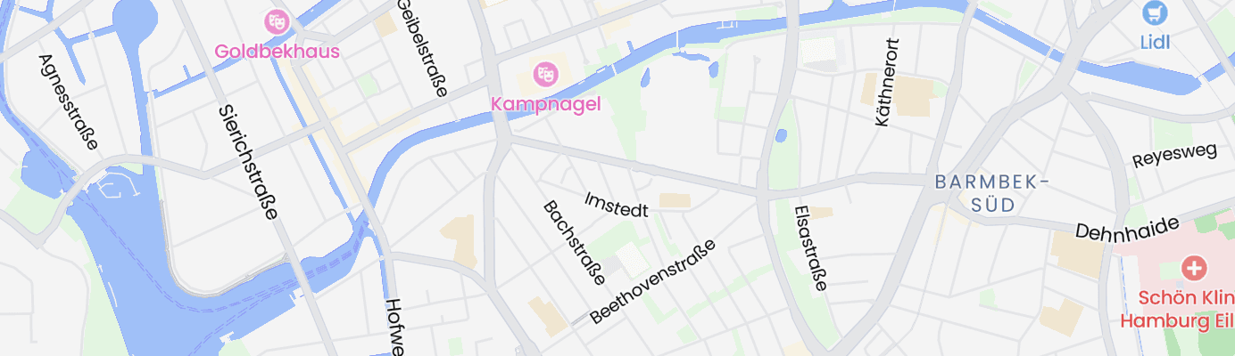 Karte mit dem ungefähren Standort