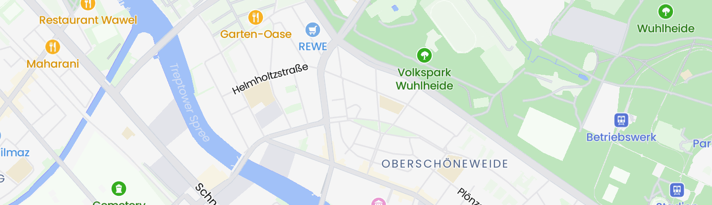 Karte mit dem ungefähren Standort