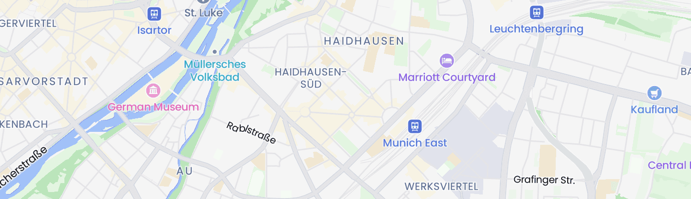 Karte mit dem ungefähren Standort